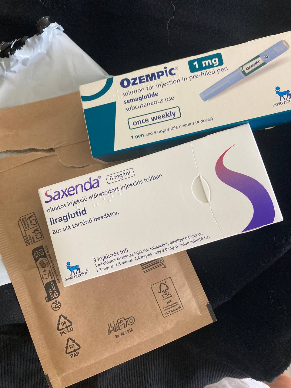 Eladó Saxenda és Ozempic injekciós tollak fogyást támogató kezelésekhez